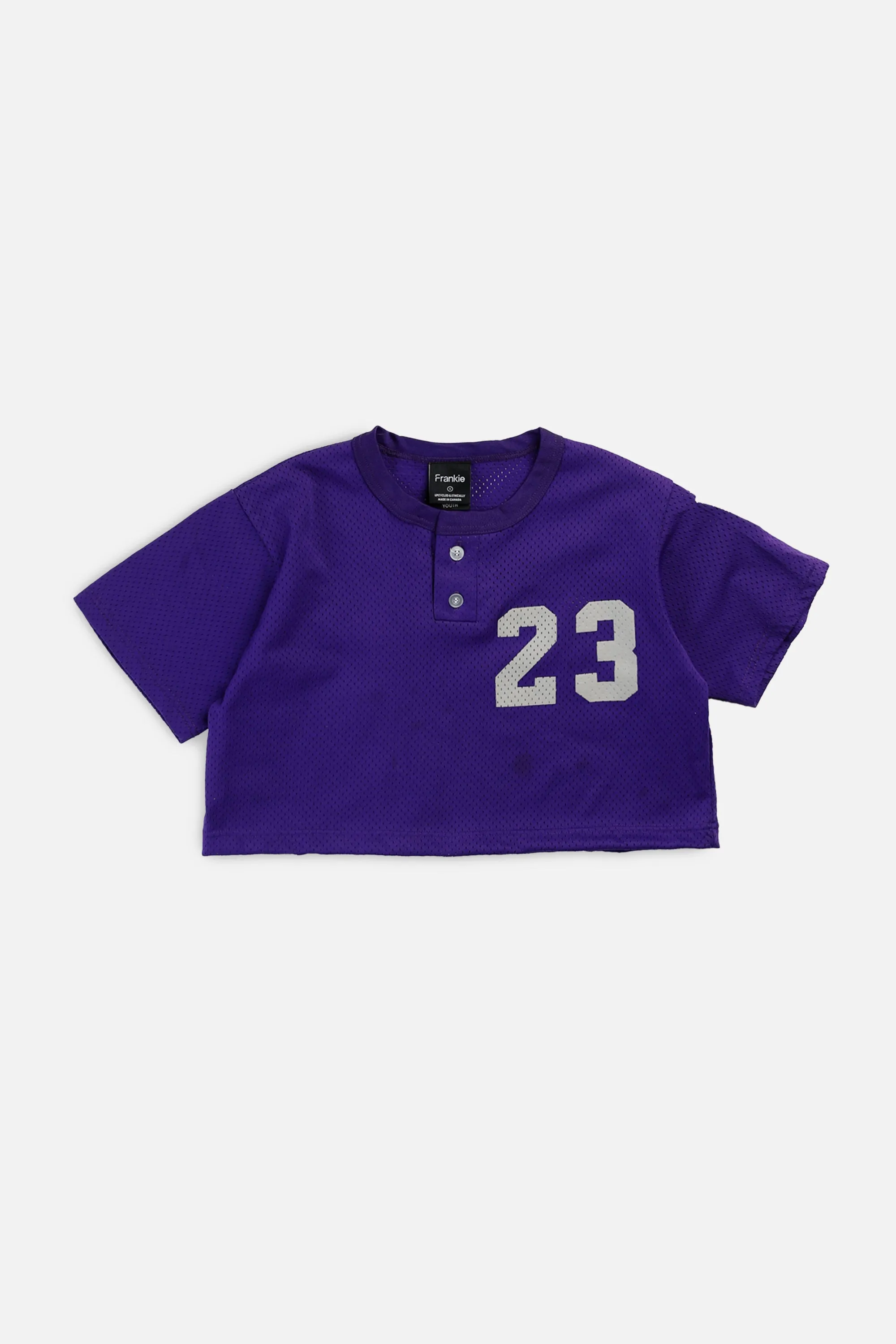 Rework Crop Baseball Jersey - S Frankie