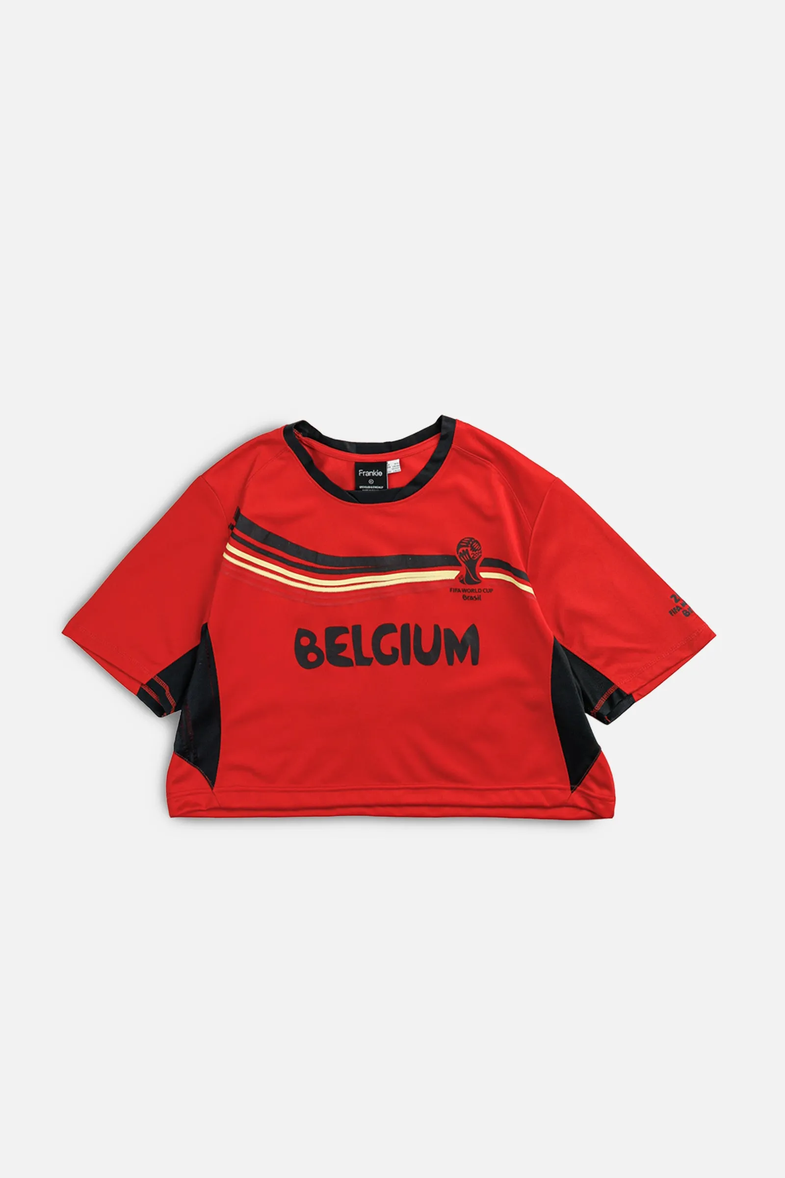 Rework Crop Belgium Soccer Jersey - XL Frankie