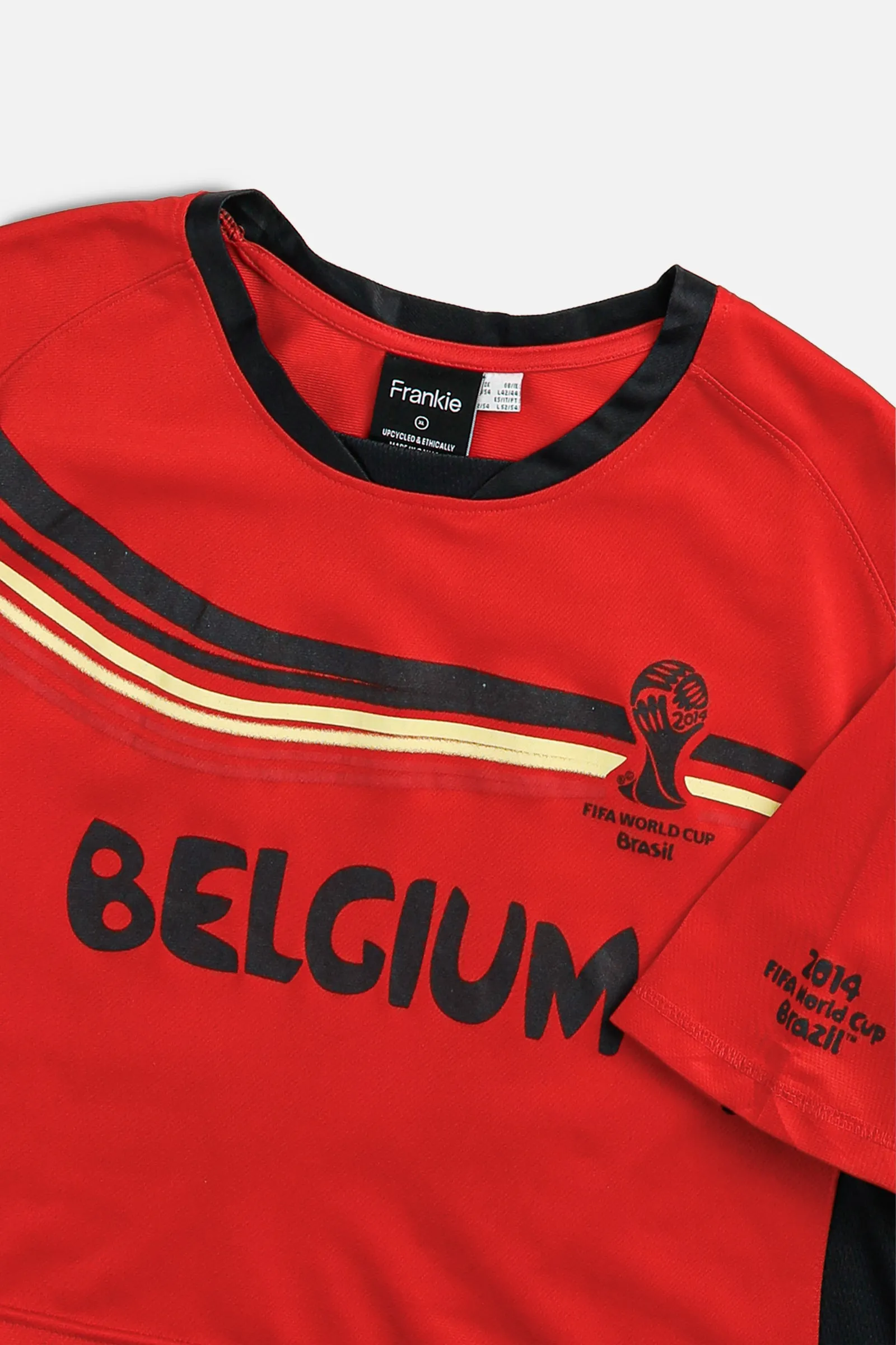 Rework Crop Belgium Soccer Jersey - XL Frankie