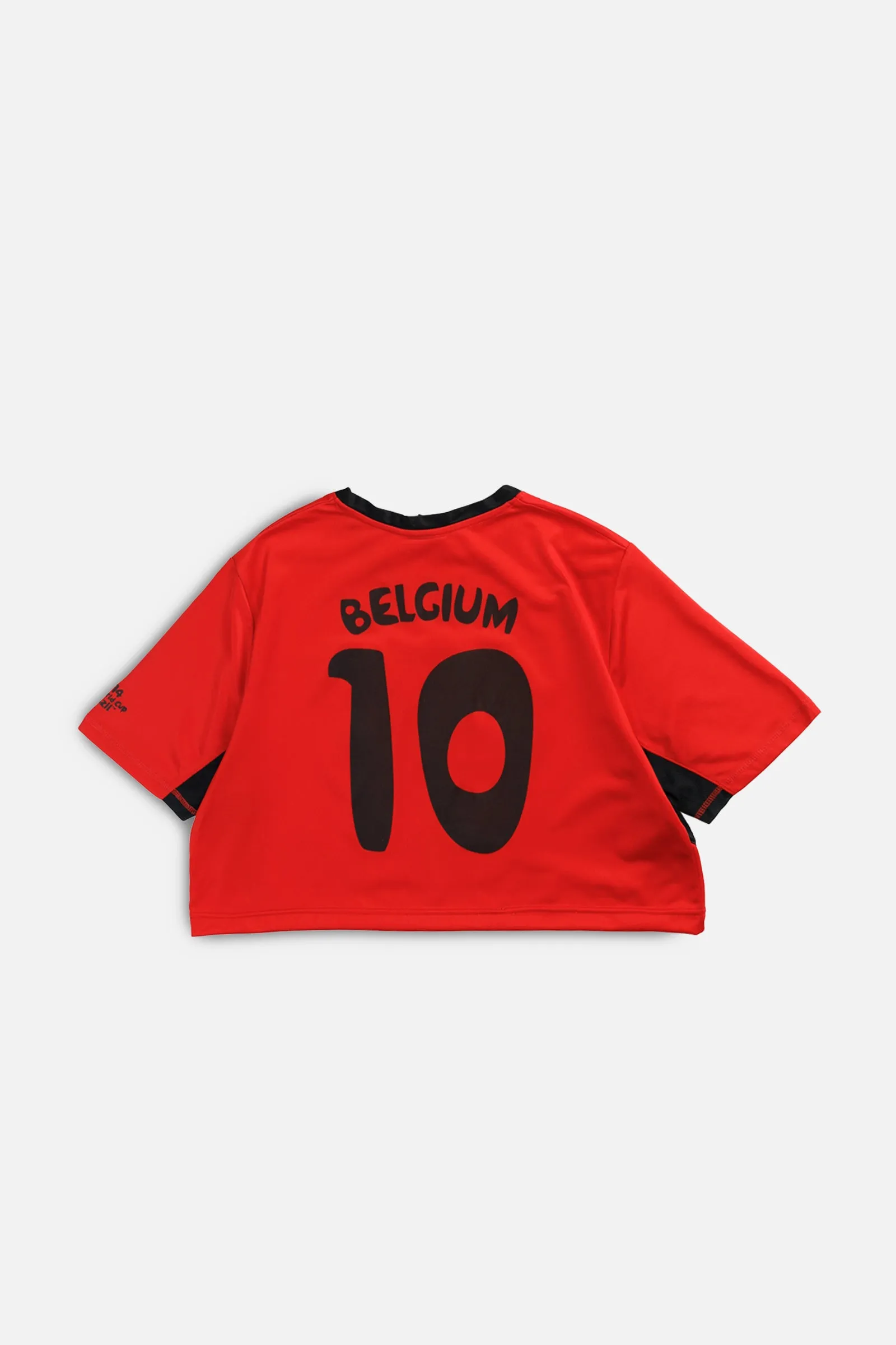 Rework Crop Belgium Soccer Jersey - XL Frankie