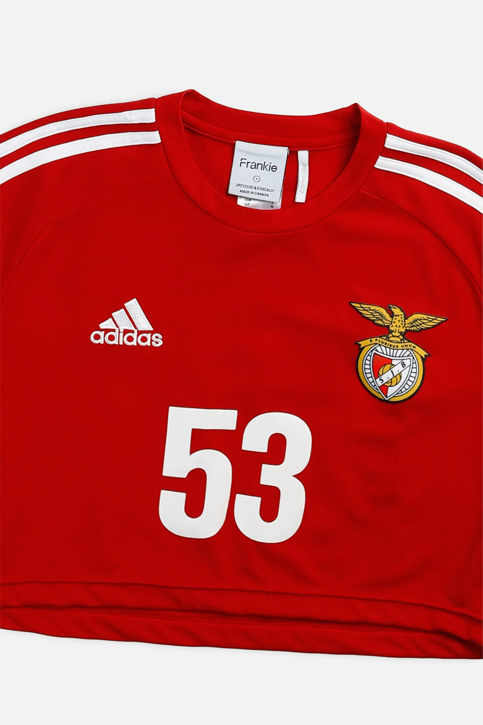 Rework Crop Benfica Soccer Jersey - S Frankie