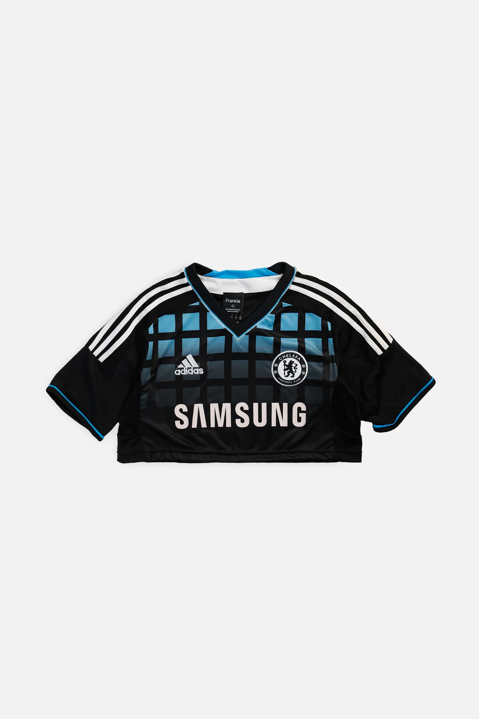 Rework Crop Chelsea Soccer Jersey - S Frankie