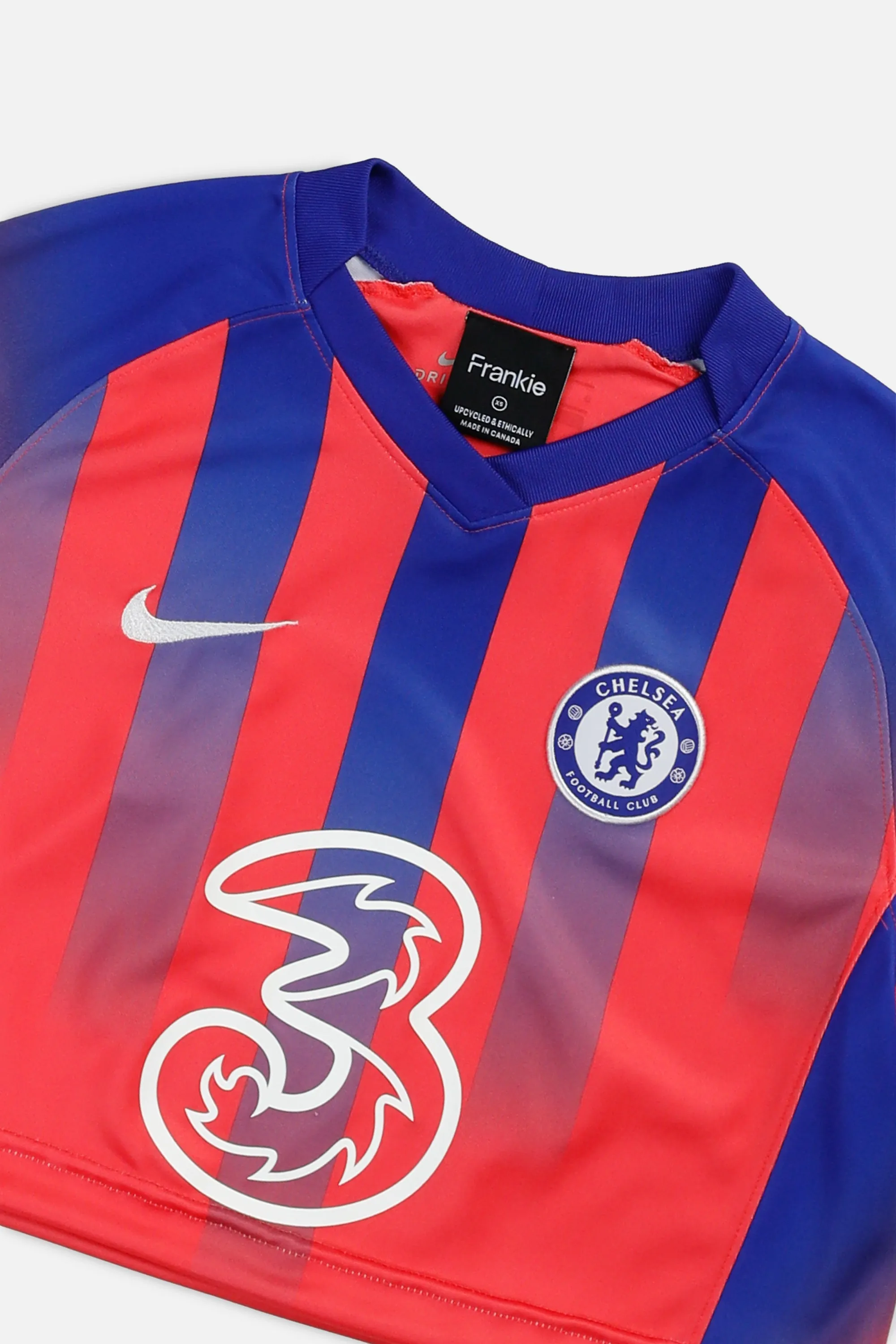 Rework Crop Chelsea Soccer Jersey - XS Frankie