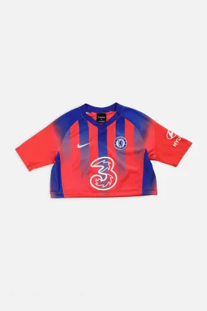 Rework Crop Chelsea Soccer Jersey - XS Frankie