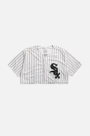 Rework Crop Chicago White Sox MLB Jersey - XL Frankie