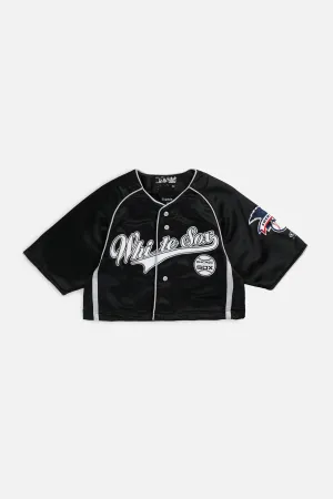 Rework Crop Chicago White Sox MLB Jersey - XS Frankie