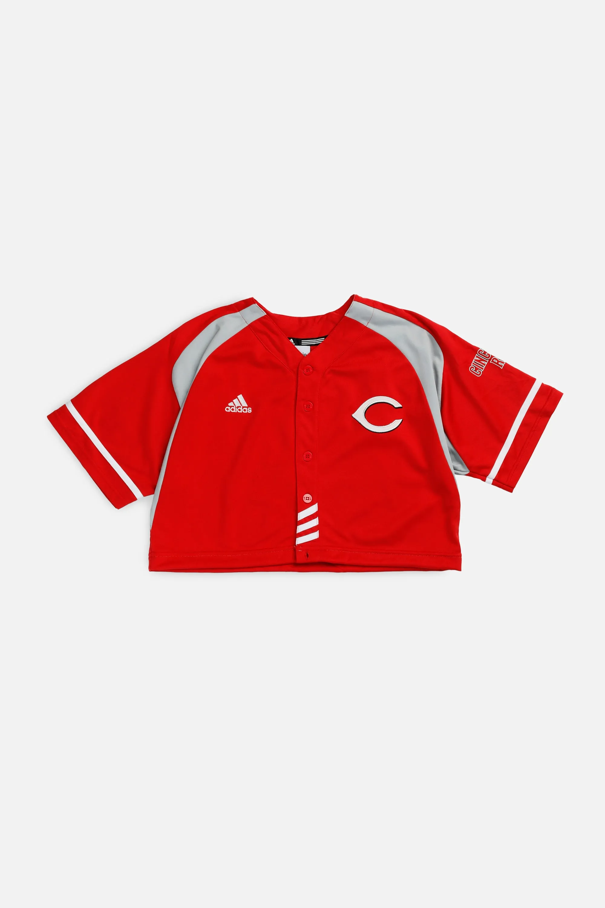Rework Crop Cincinnati Reds MLB Jersey - M Frankie
