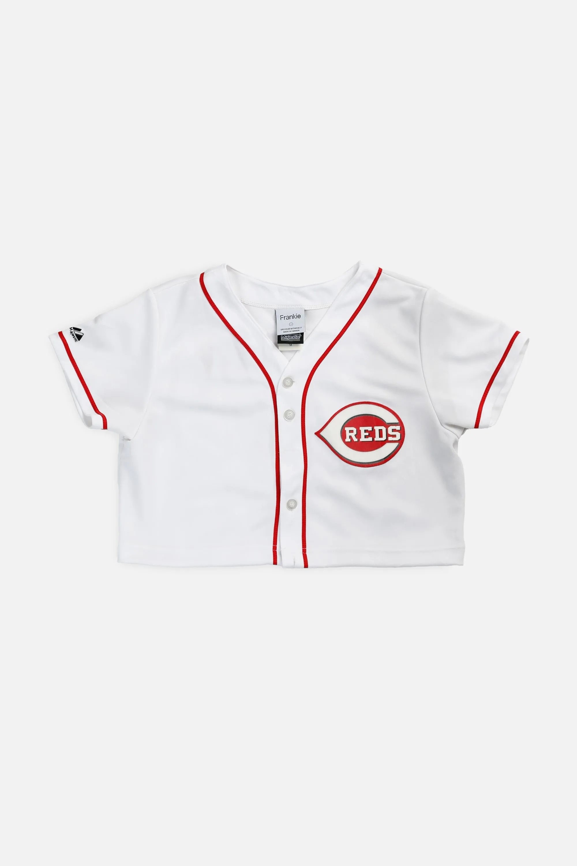 Rework Crop Cincinnati Reds MLB Jersey - S Frankie