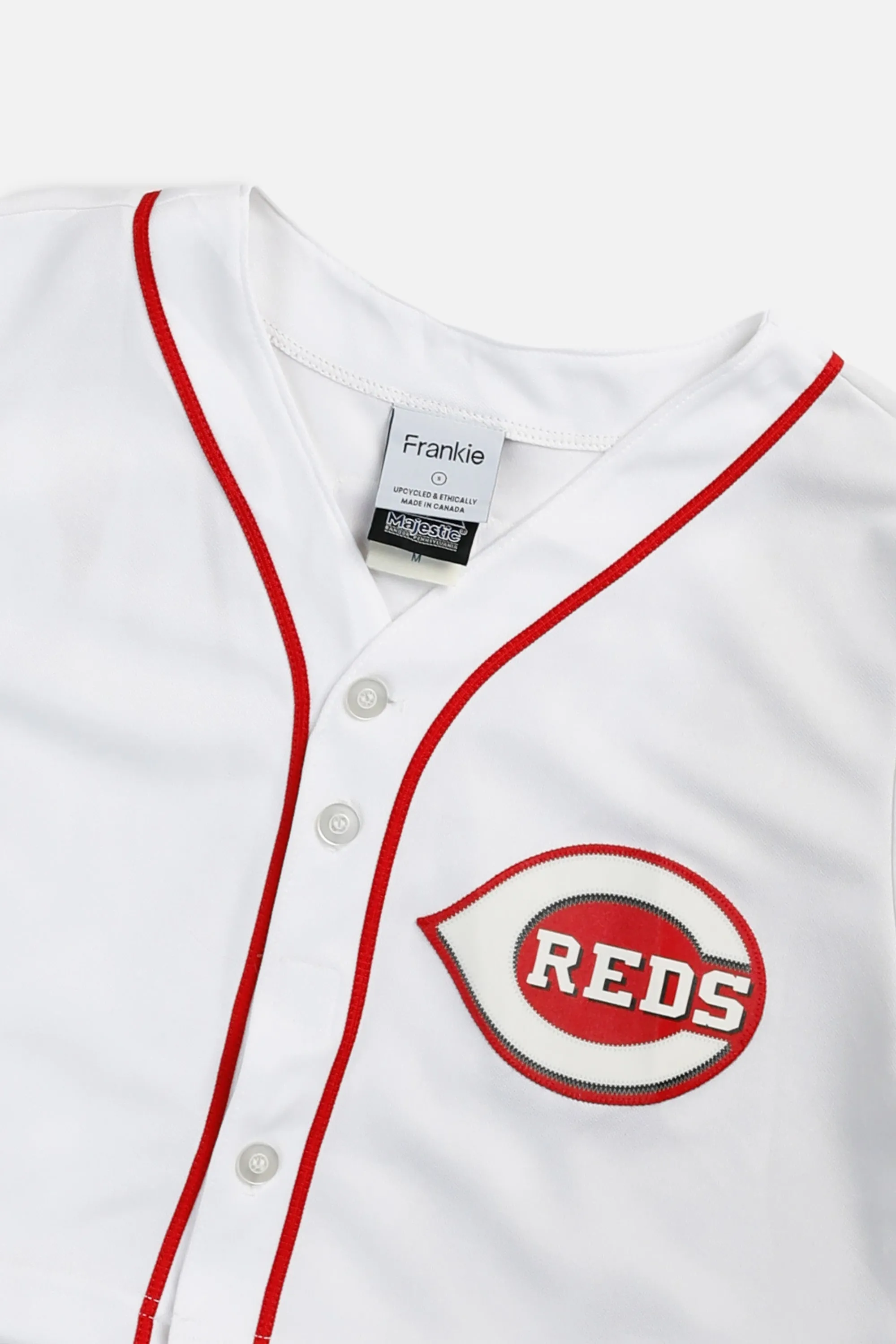 Rework Crop Cincinnati Reds MLB Jersey - S Frankie