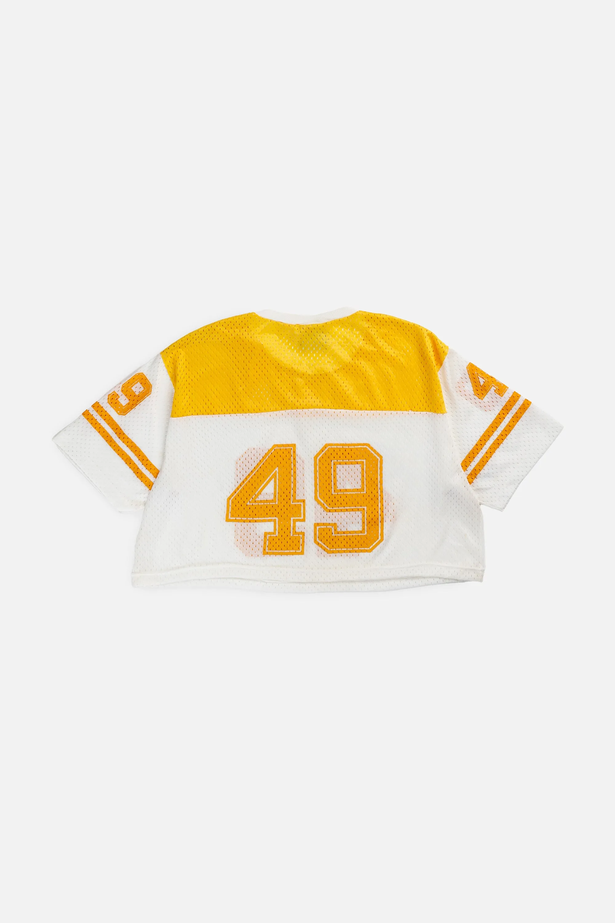 Rework Crop Football Jersey - L Frankie