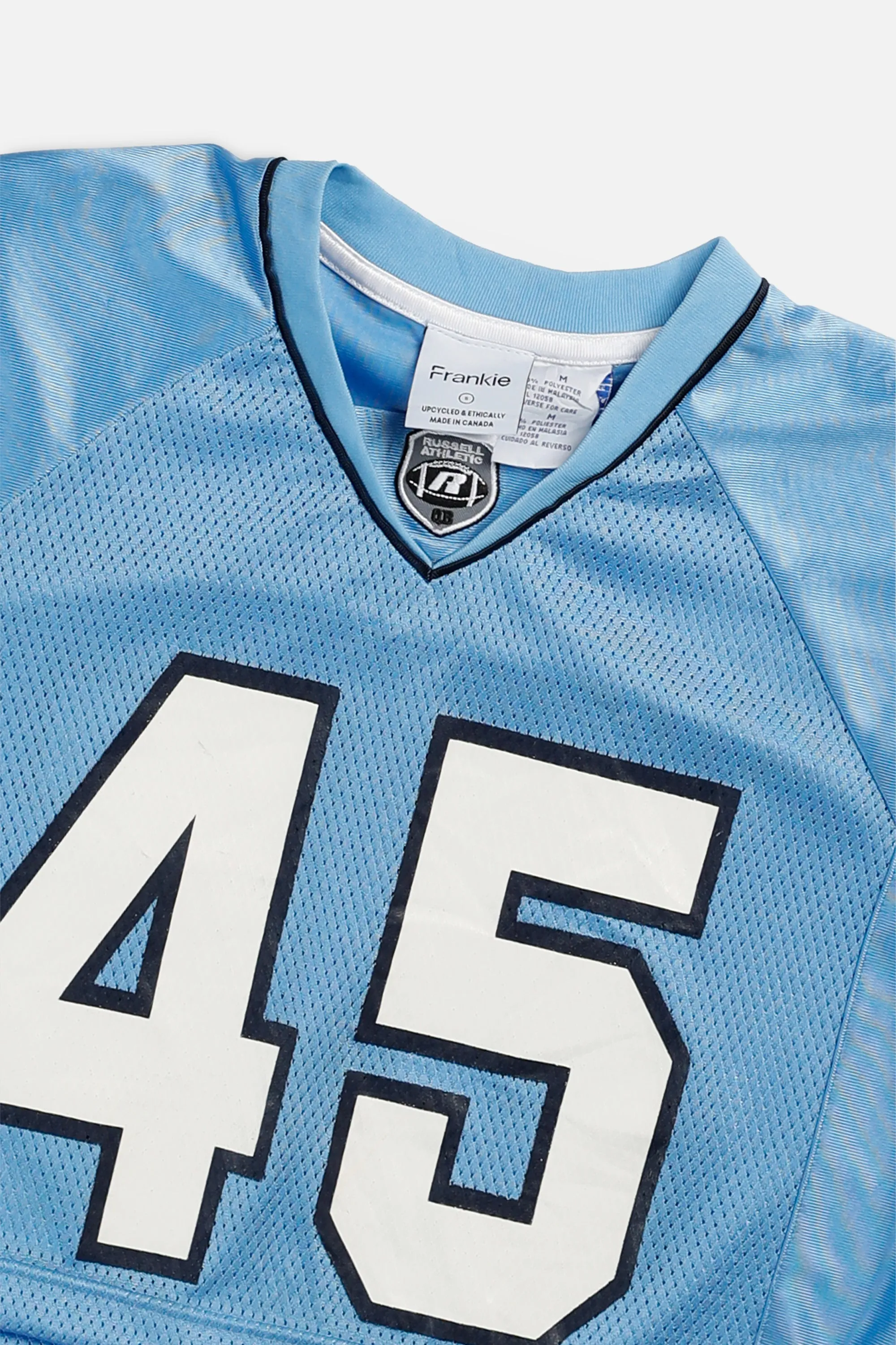 Rework Crop Football Jersey - S Frankie