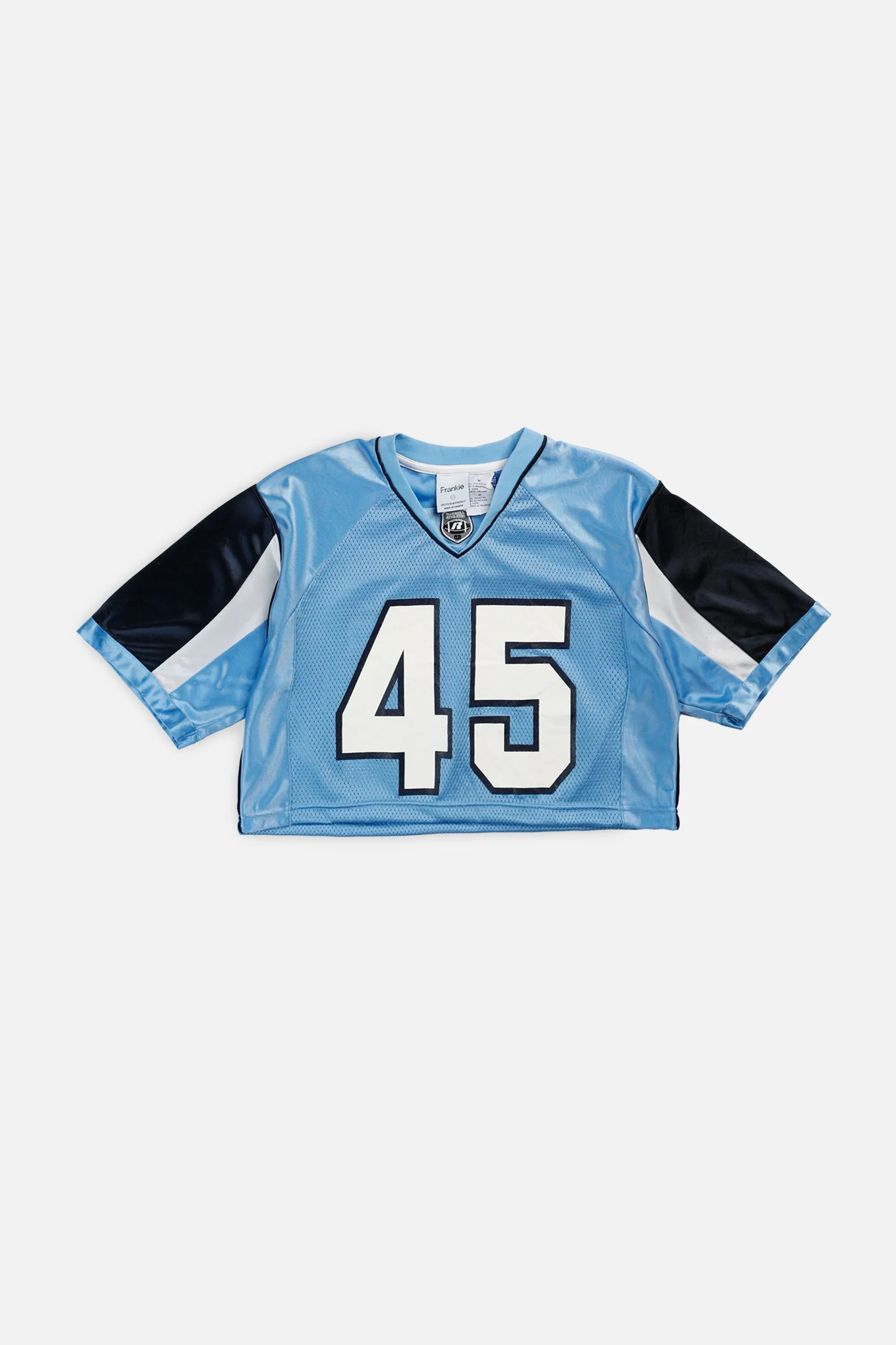 Rework Crop Football Jersey - S Frankie