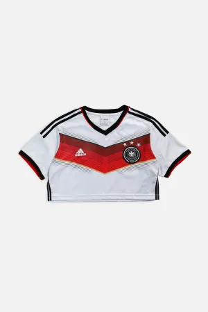 Rework Crop Germany Soccer Jersey - M Frankie
