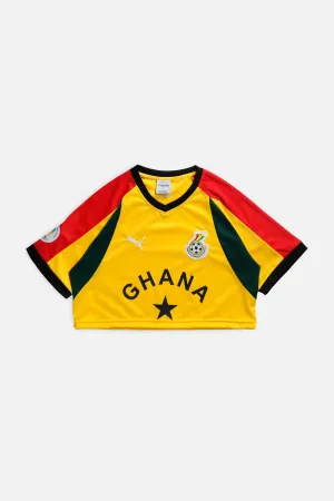 Rework Crop Ghana Soccer Jersey - L Frankie