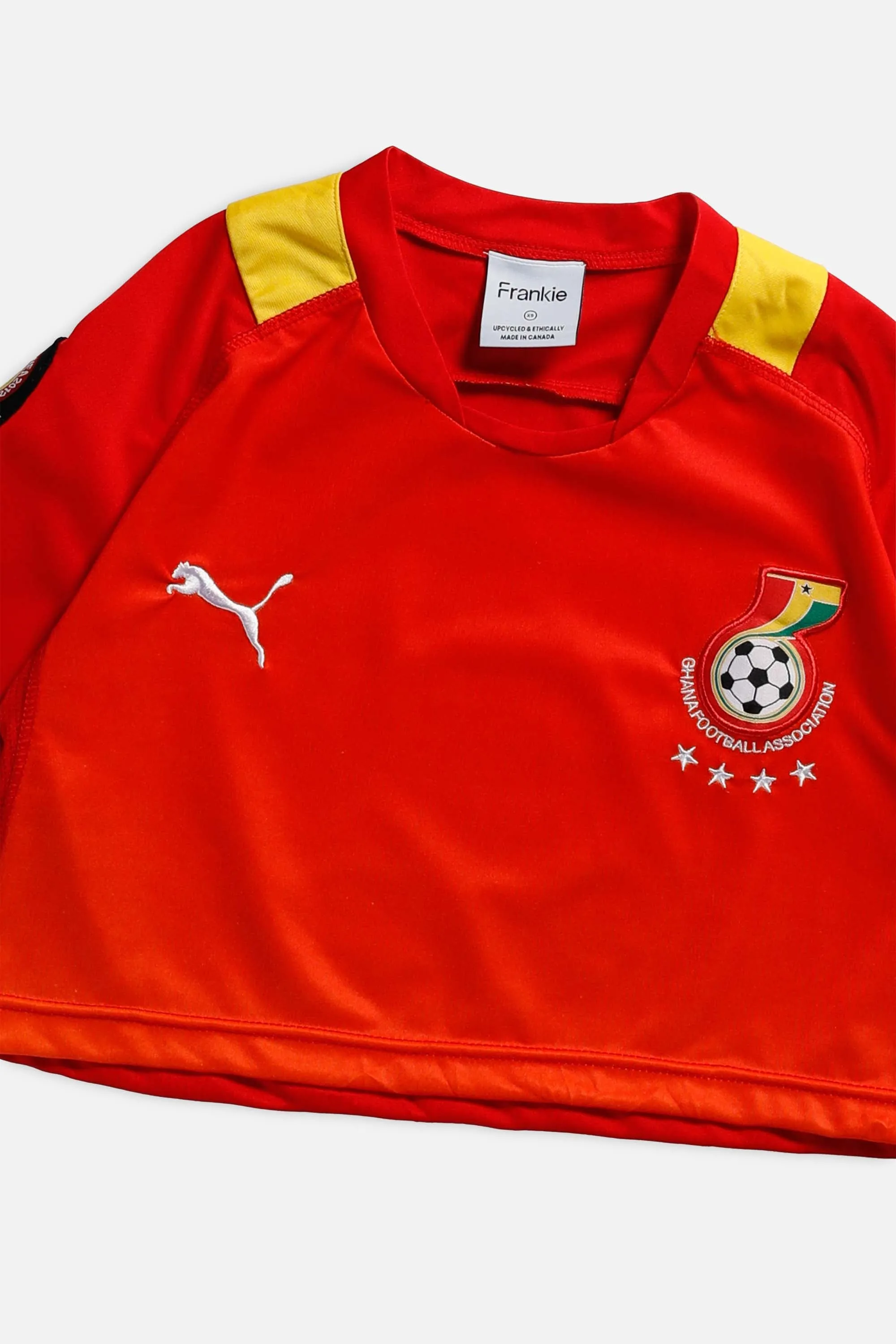 Rework Crop Ghana Soccer Jersey - XS Frankie