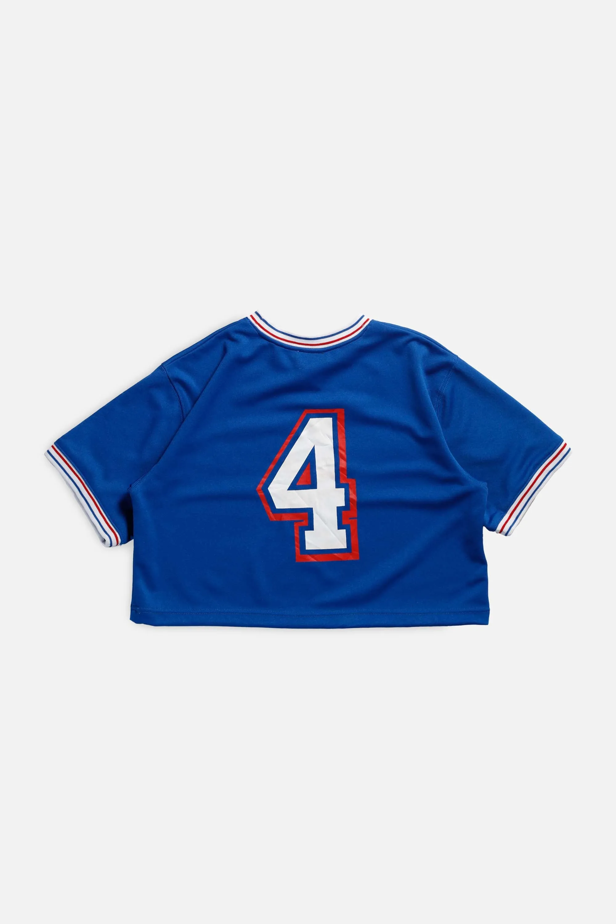 Rework Crop Italy Soccer Jersey - L Frankie