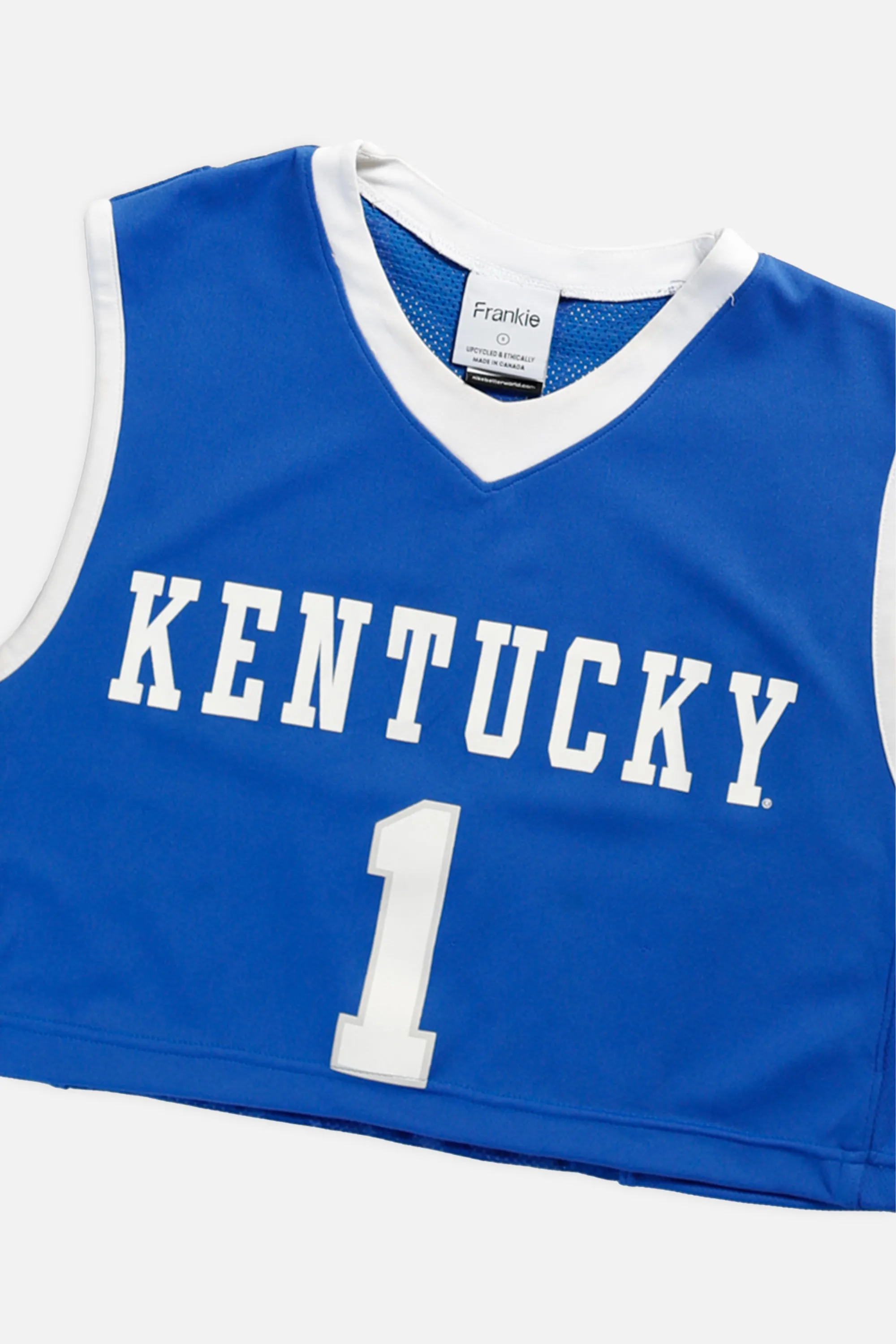 Rework Crop Kentucky Wildcats NCAA Jersey - S Frankie