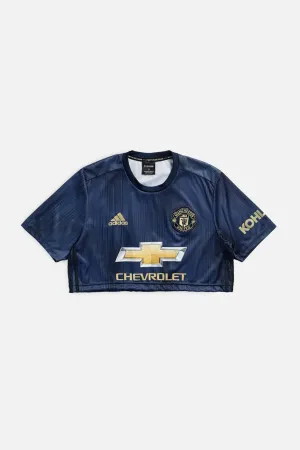 Rework Crop Manchester Soccer Jersey - S Frankie