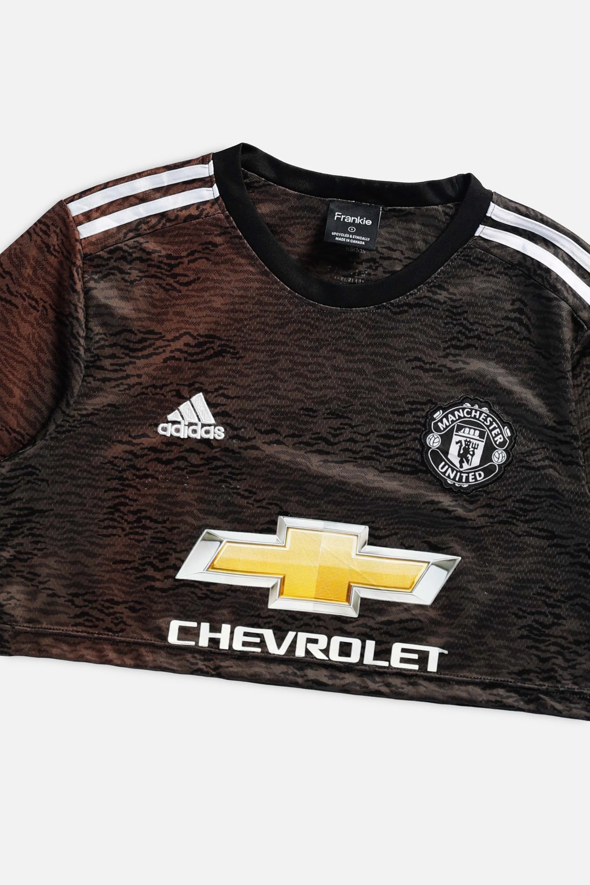 Rework Crop Manchester Soccer Jersey - S Frankie