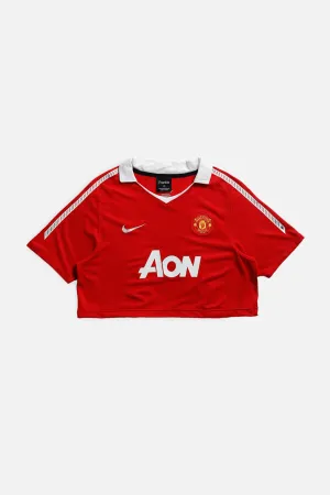 Rework Crop Manchester Soccer Jersey - S Frankie