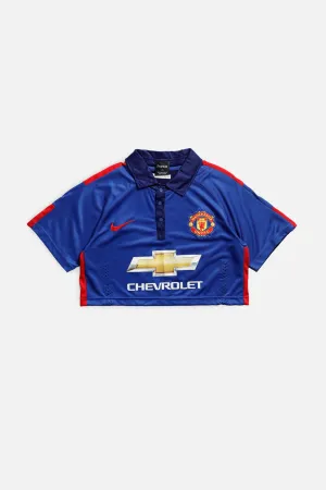 Rework Crop Manchester Soccer Jersey - S Frankie