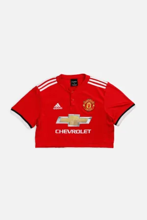 Rework Crop Manchester Soccer Jersey - S Frankie