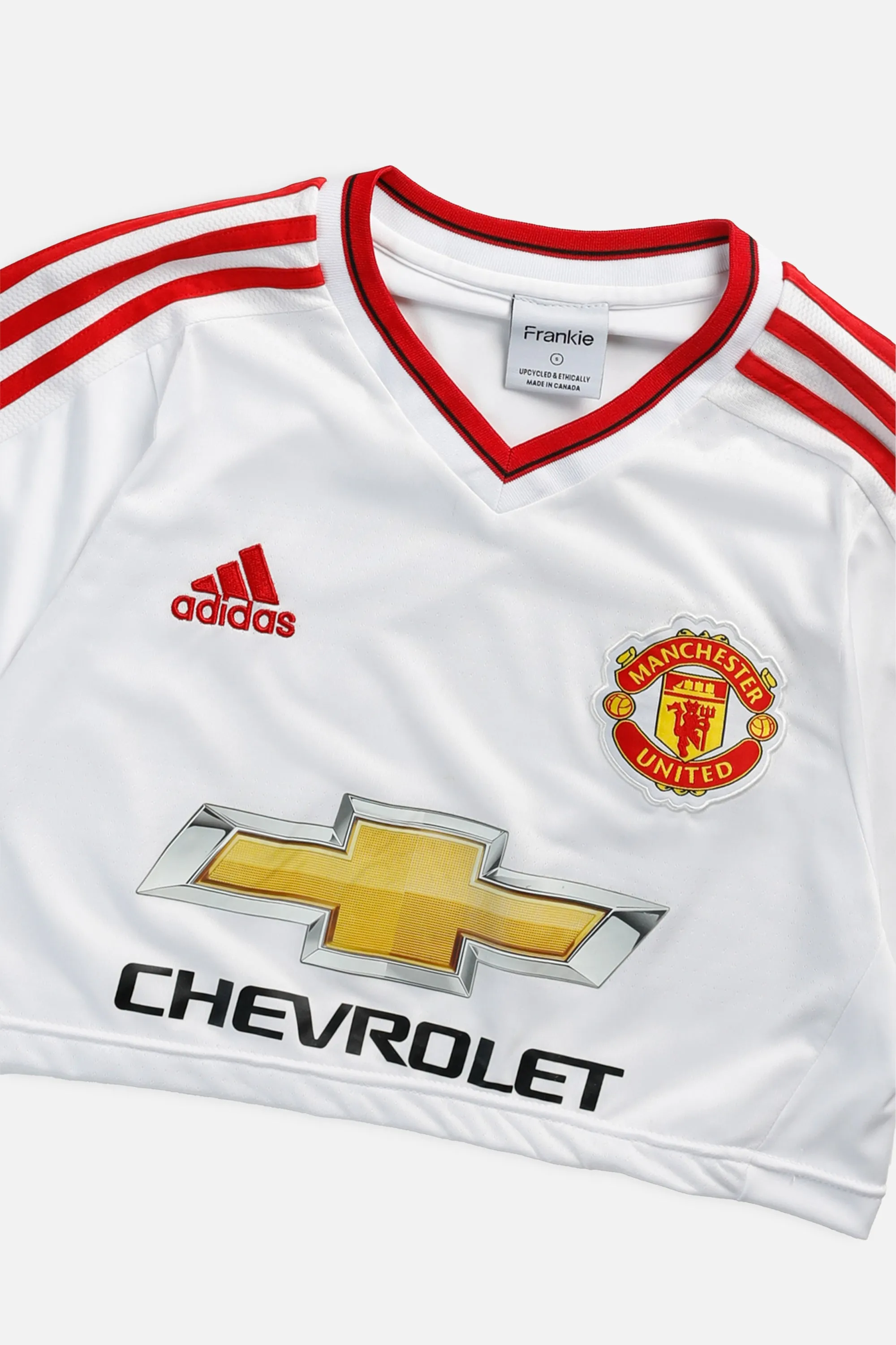 Rework Crop Manchester Soccer Jersey - S Frankie