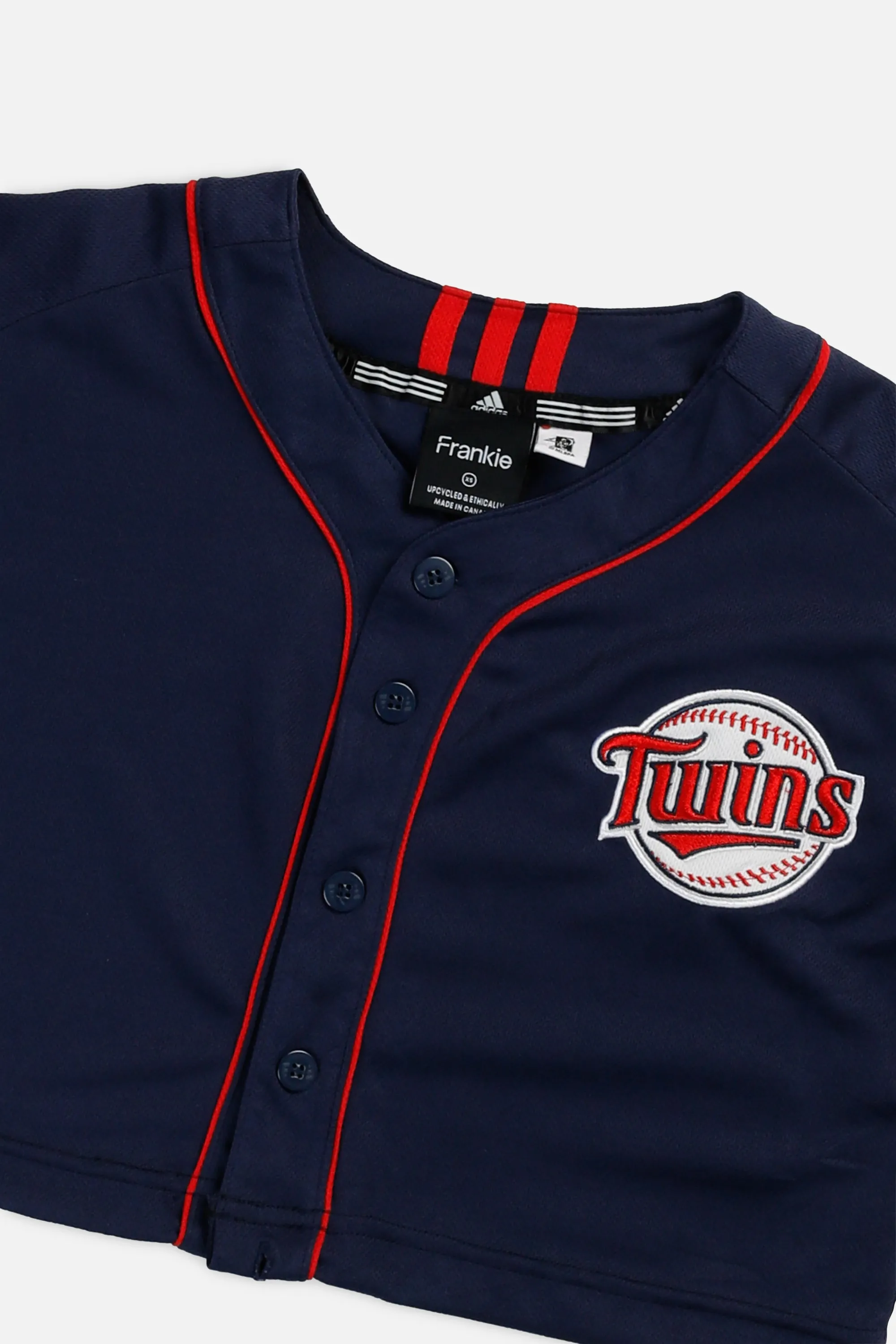 Rework Crop Minnesota Twins MLB Jersey - XS Frankie