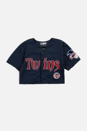 Rework Crop Minnesota Twins MLB Jersey - XS Frankie
