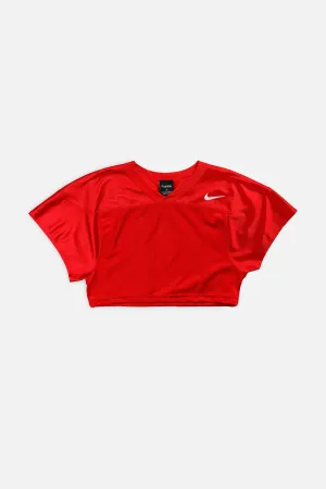 Rework Crop Nike Football Jersey - XS Frankie