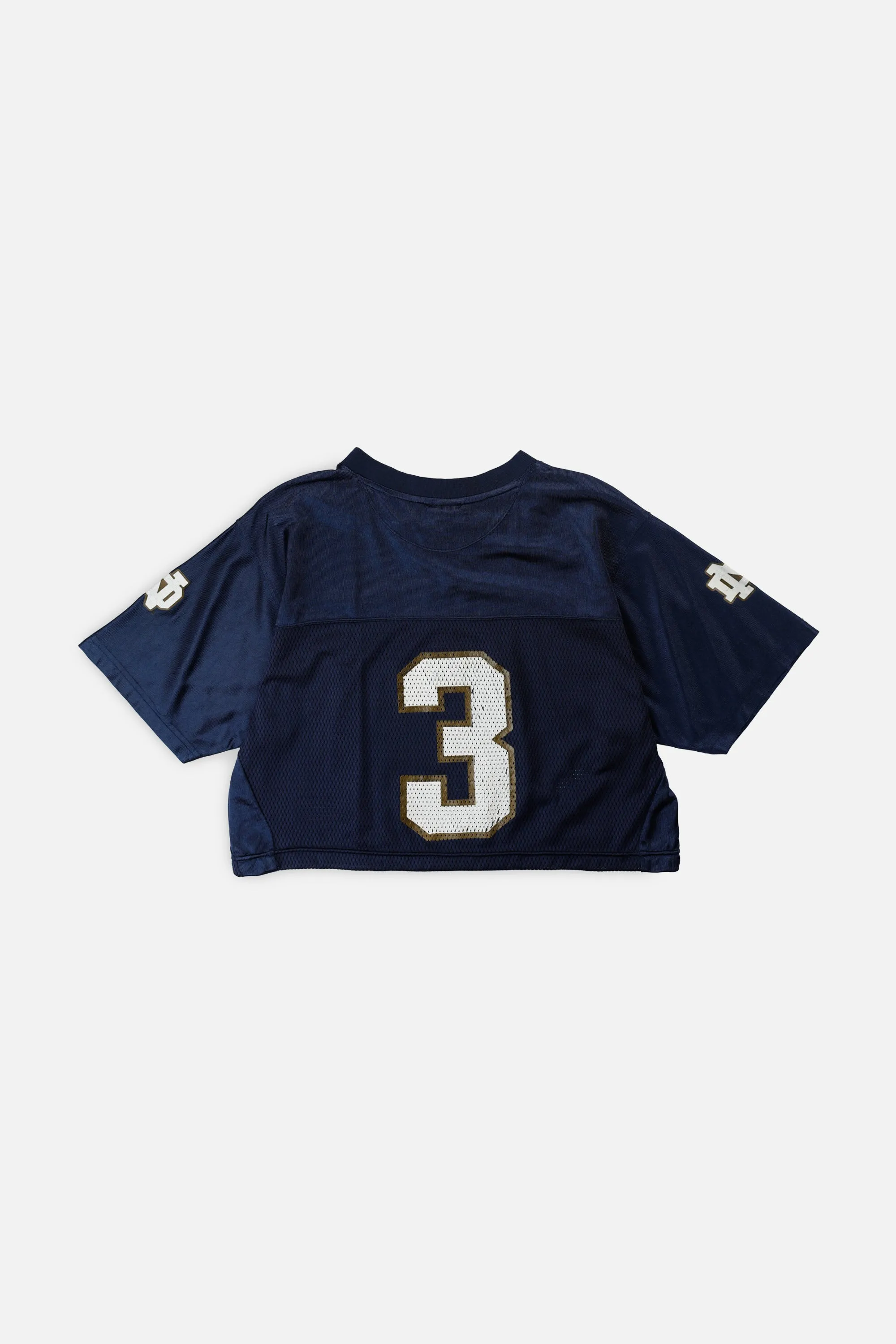 Rework Crop Notre Dame Fighting Irish NCAA Jersey - M Frankie
