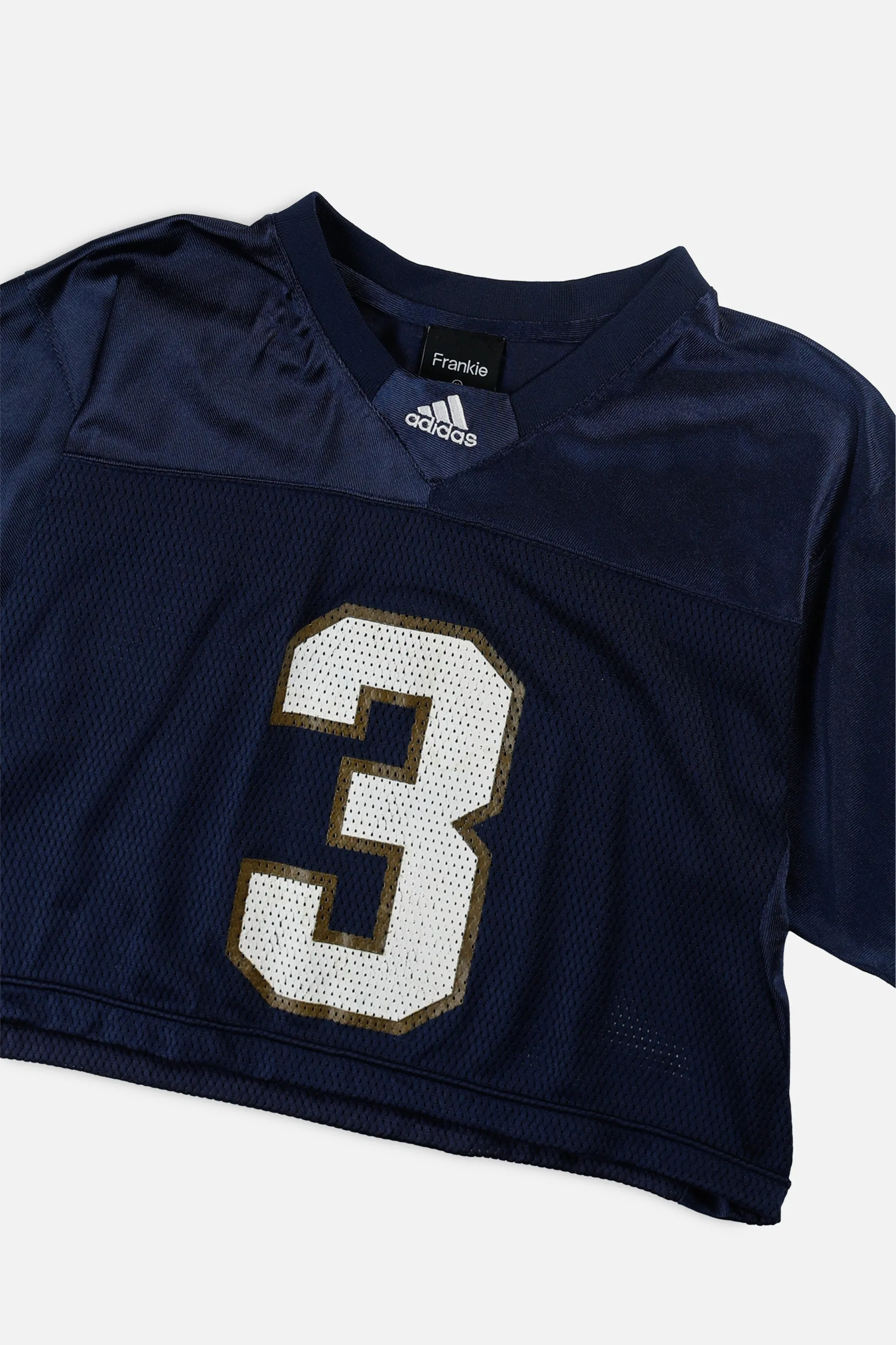 Rework Crop Notre Dame Fighting Irish NCAA Jersey - M Frankie