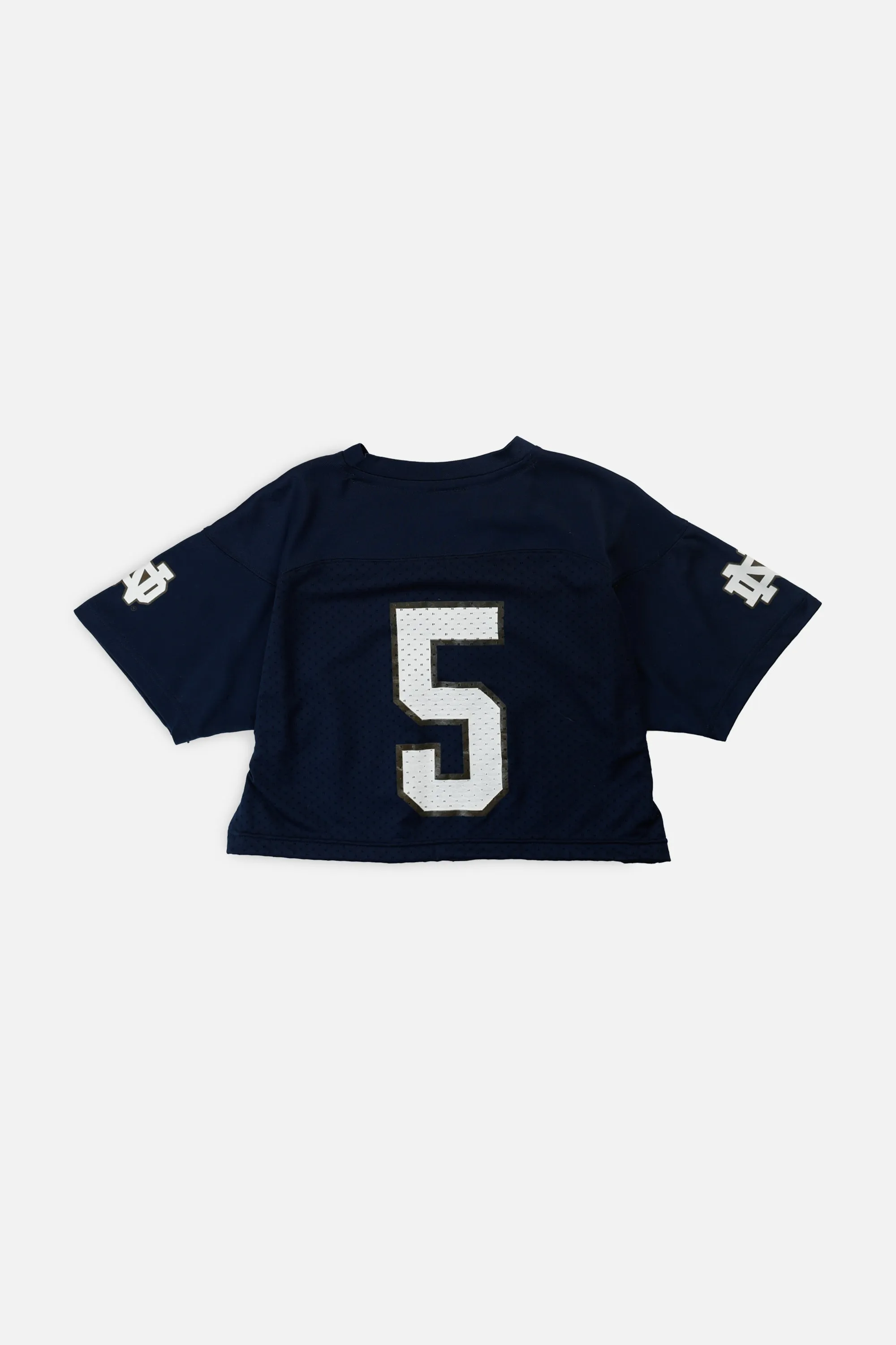 Rework Crop Notre Dame Fighting Irish NCAA Jersey - XS Frankie