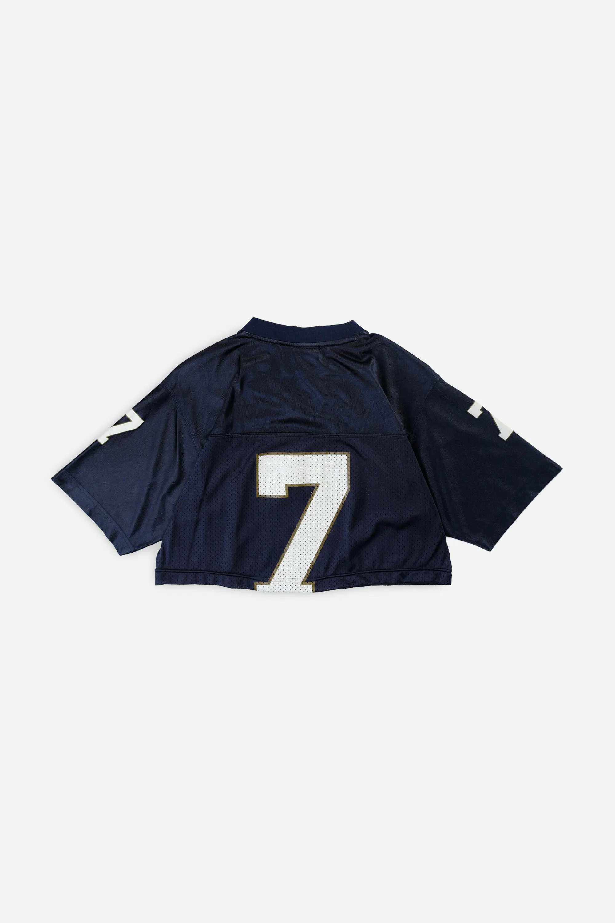 Rework Crop Notre Dame Fighting Irish NCAA Jersey - XS Frankie