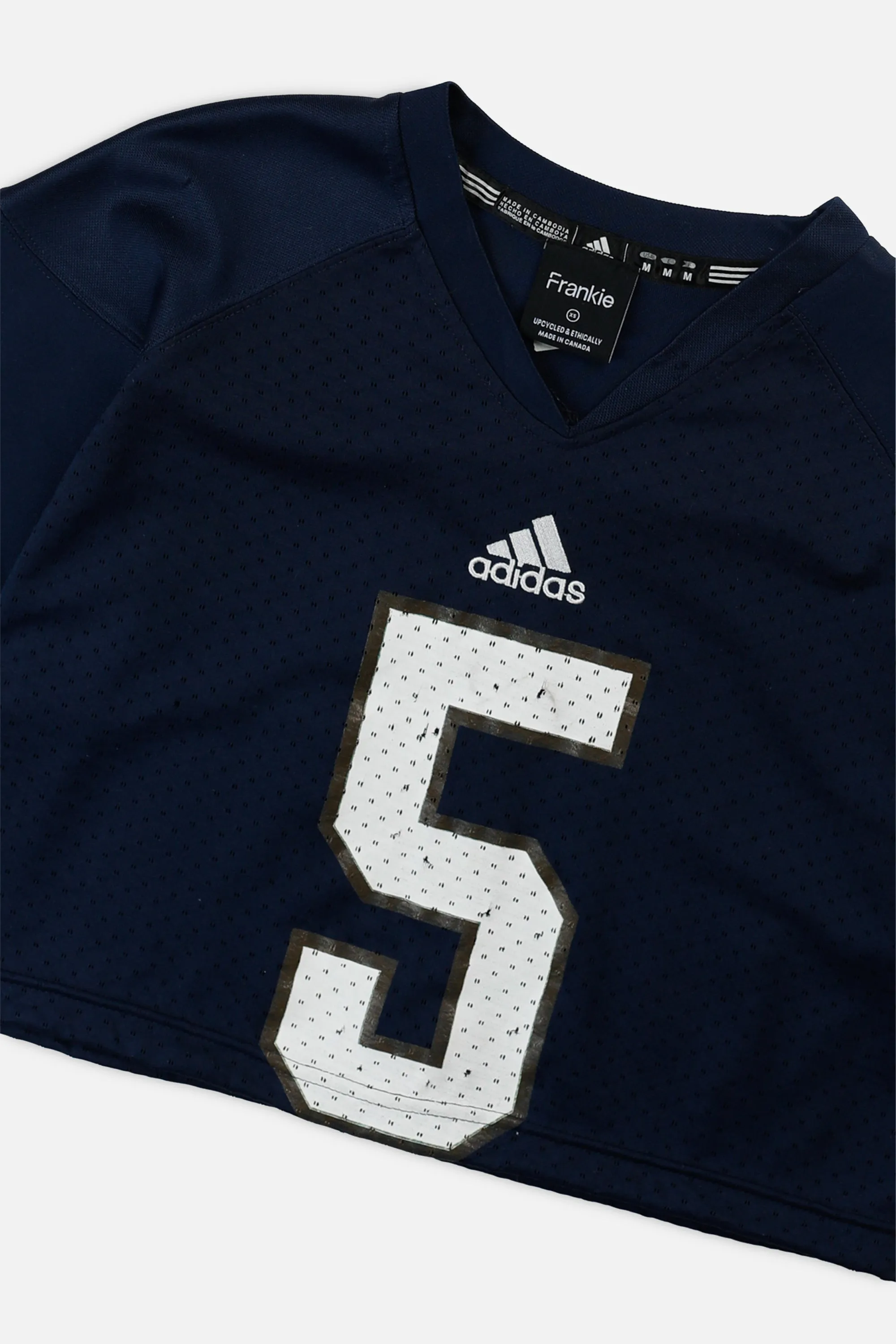 Rework Crop Notre Dame Fighting Irish NCAA Jersey - XS Frankie