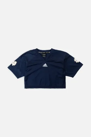 Rework Crop Notre Dame Fighting Irish NCAA Jersey - XS Frankie