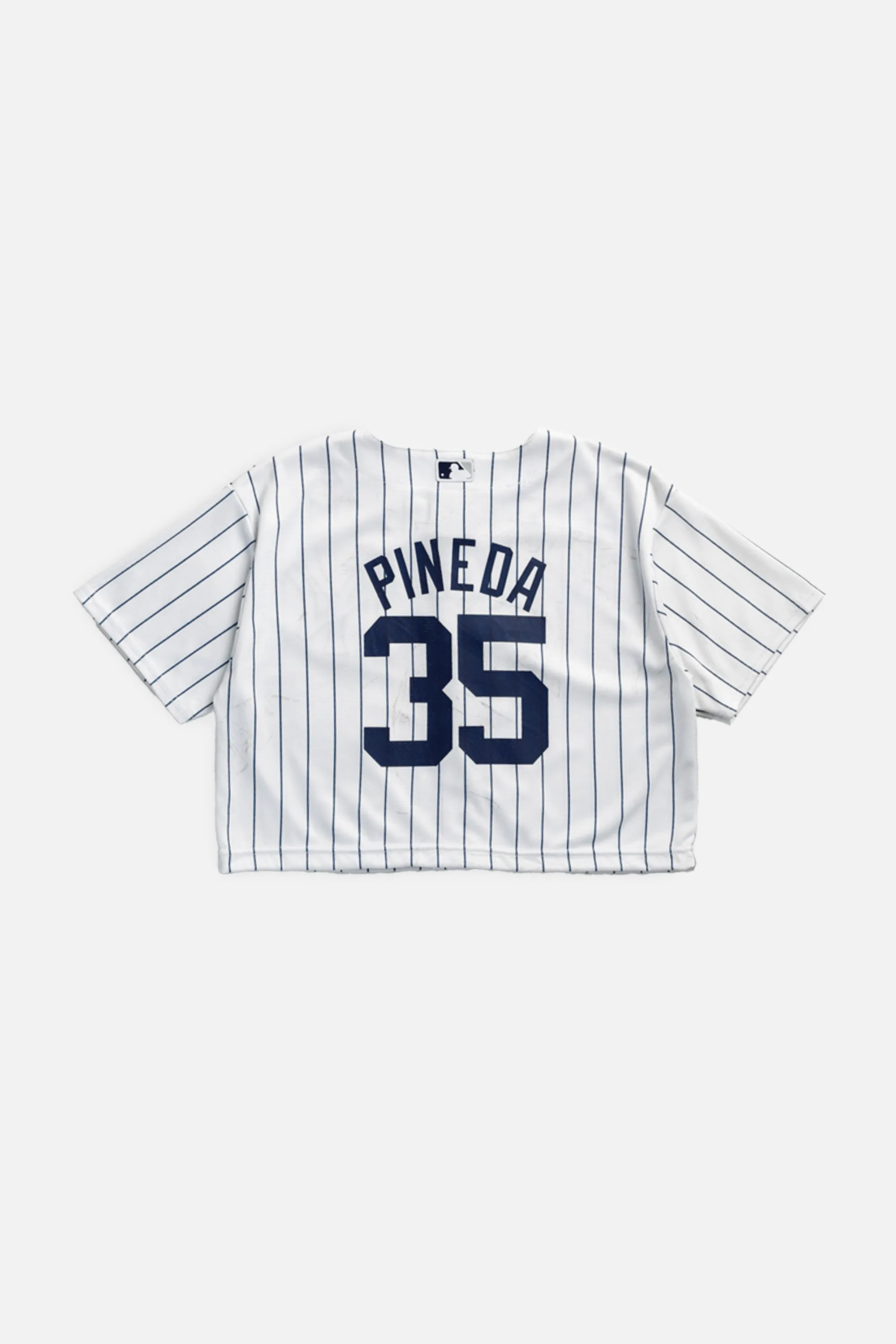 Rework Crop NY Yankees MLB Jersey - S Frankie