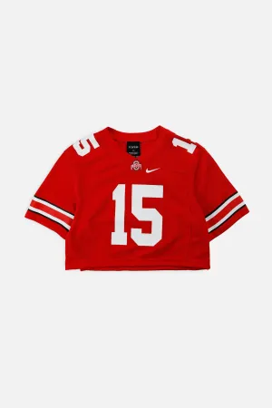 Rework Crop Ohio State Buckeyes NCAA Jersey - S Frankie