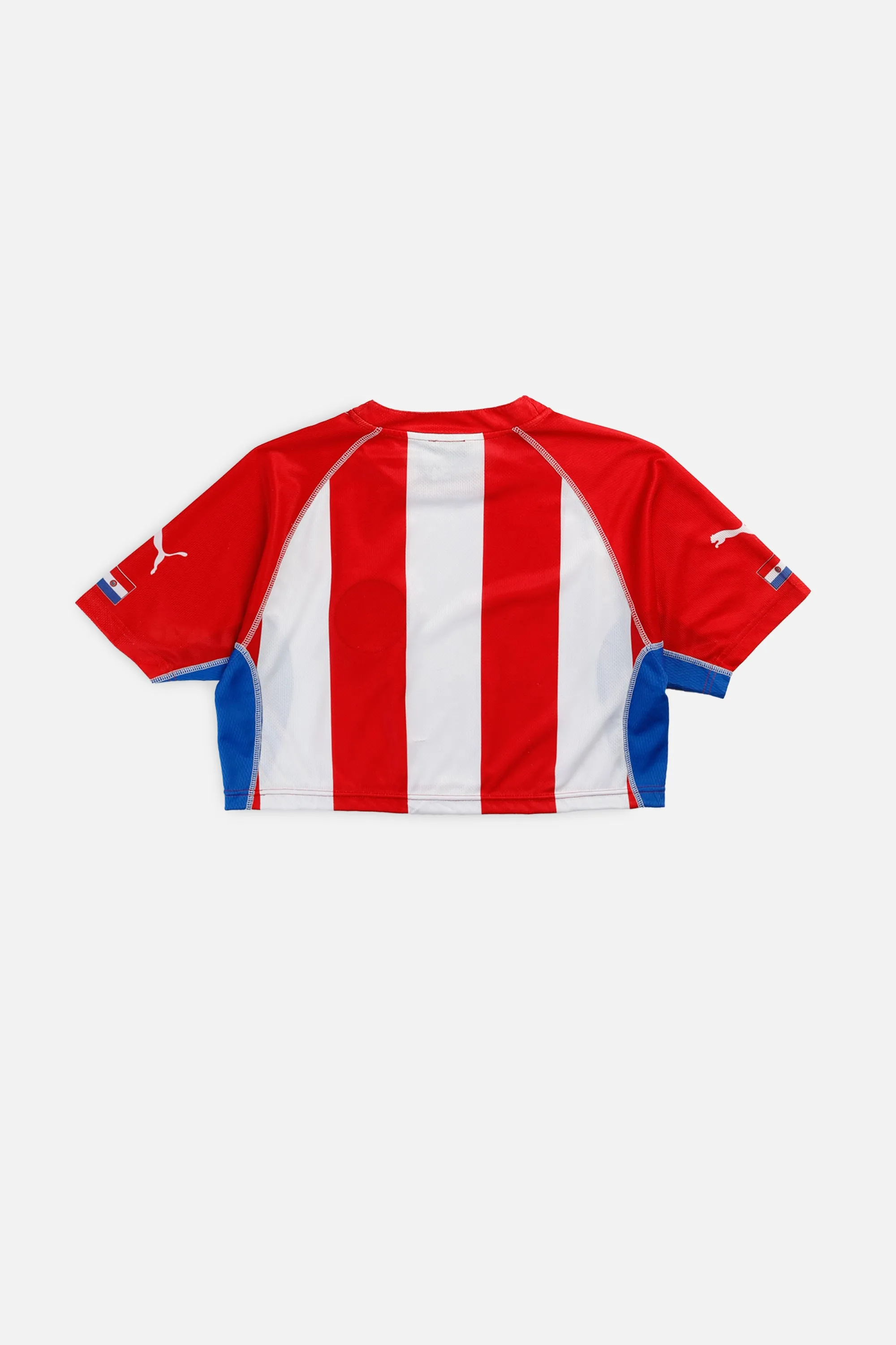 Rework Crop Paraguay Soccer Jersey - M Frankie