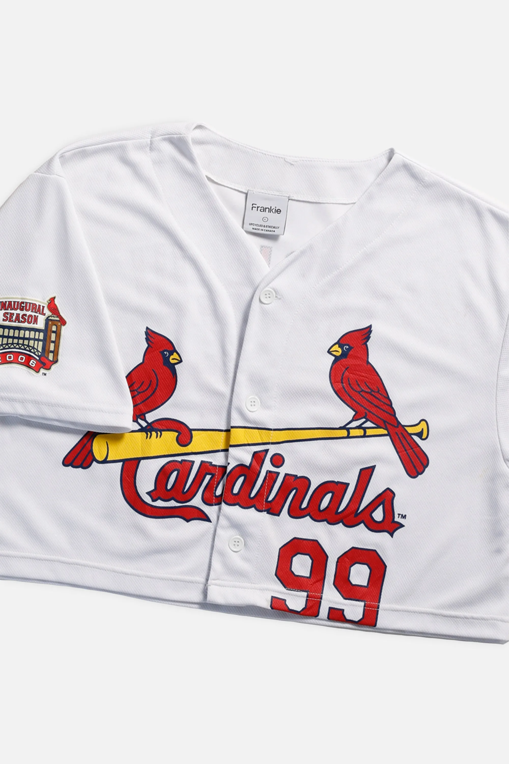 Rework Crop St. Louis Cardinals MLB Jersey - L Frankie