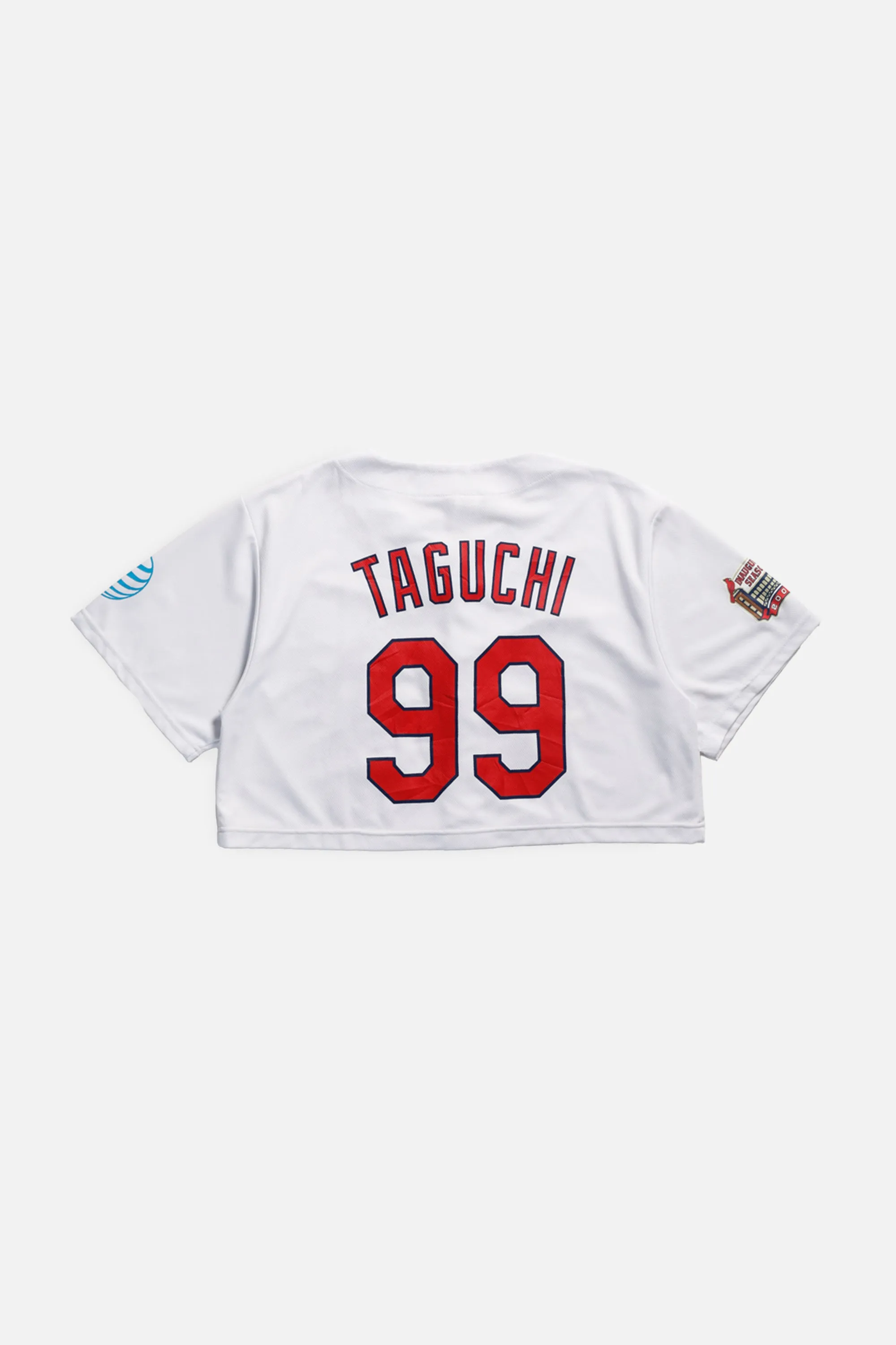 Rework Crop St. Louis Cardinals MLB Jersey - L Frankie
