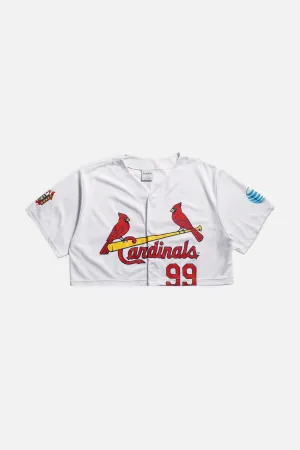 Rework Crop St. Louis Cardinals MLB Jersey - L Frankie