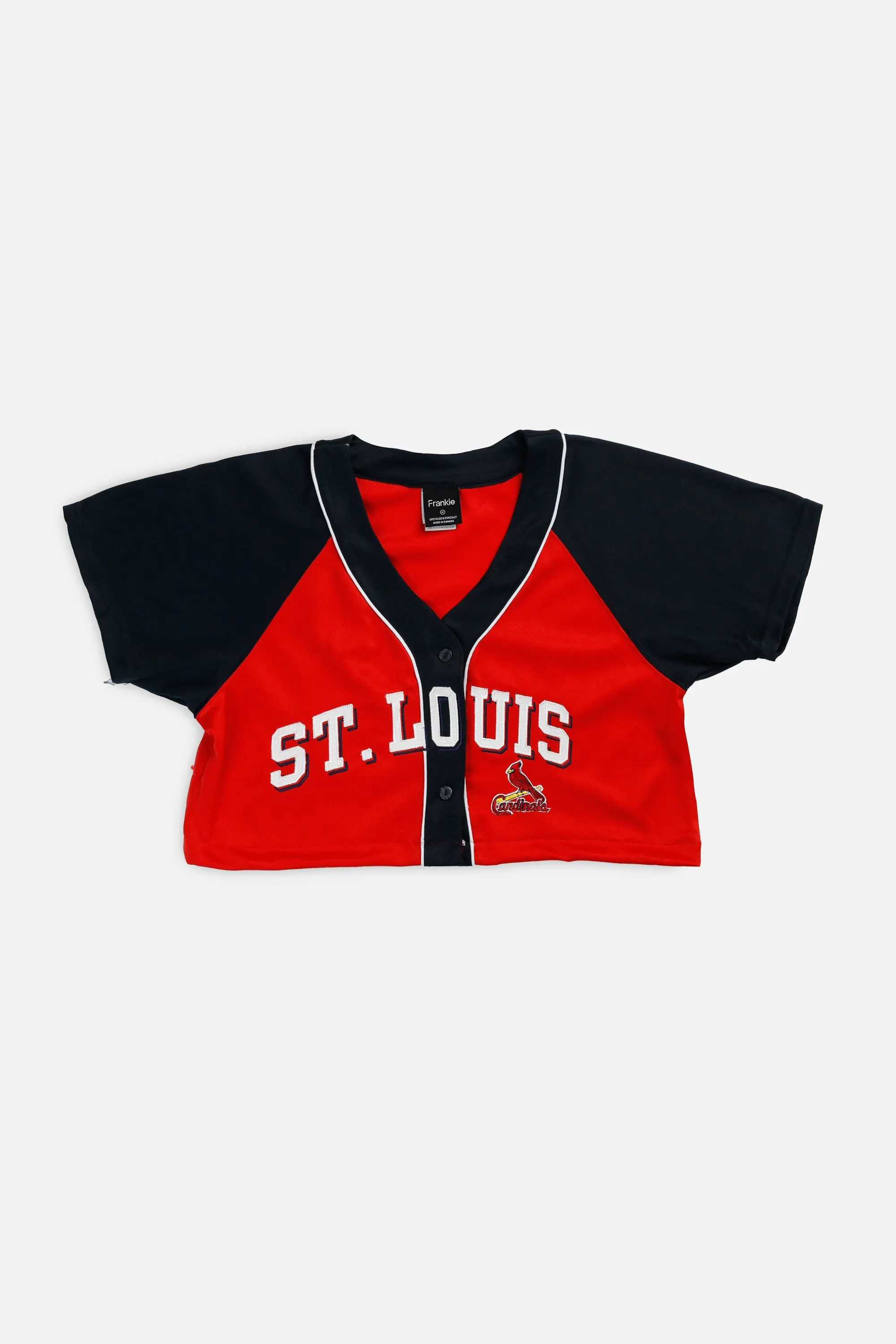 Rework Crop St. Louis Cardinals MLB Jersey - M Frankie