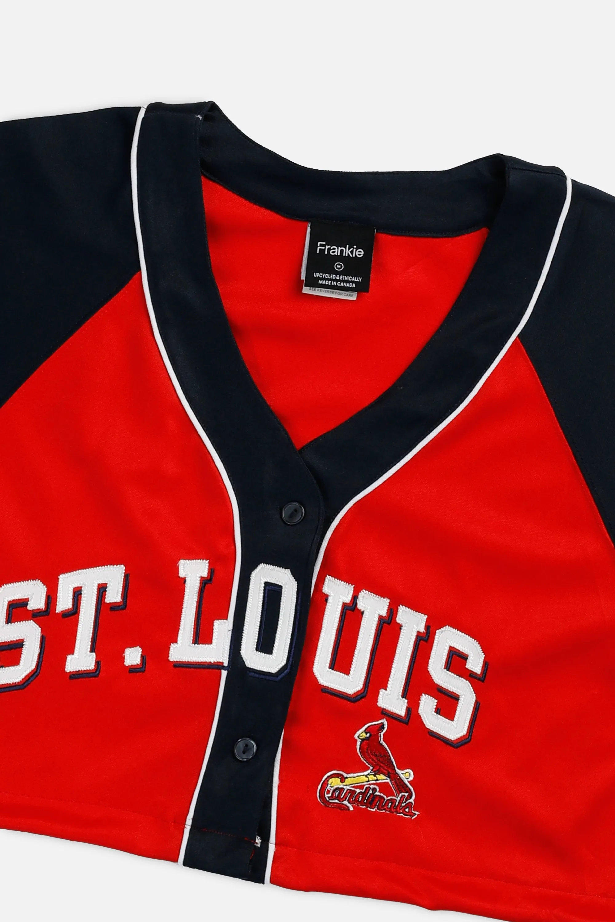 Rework Crop St. Louis Cardinals MLB Jersey - M Frankie
