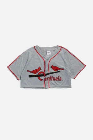 Rework Crop St. Louis Cardinals MLB Jersey - M Frankie