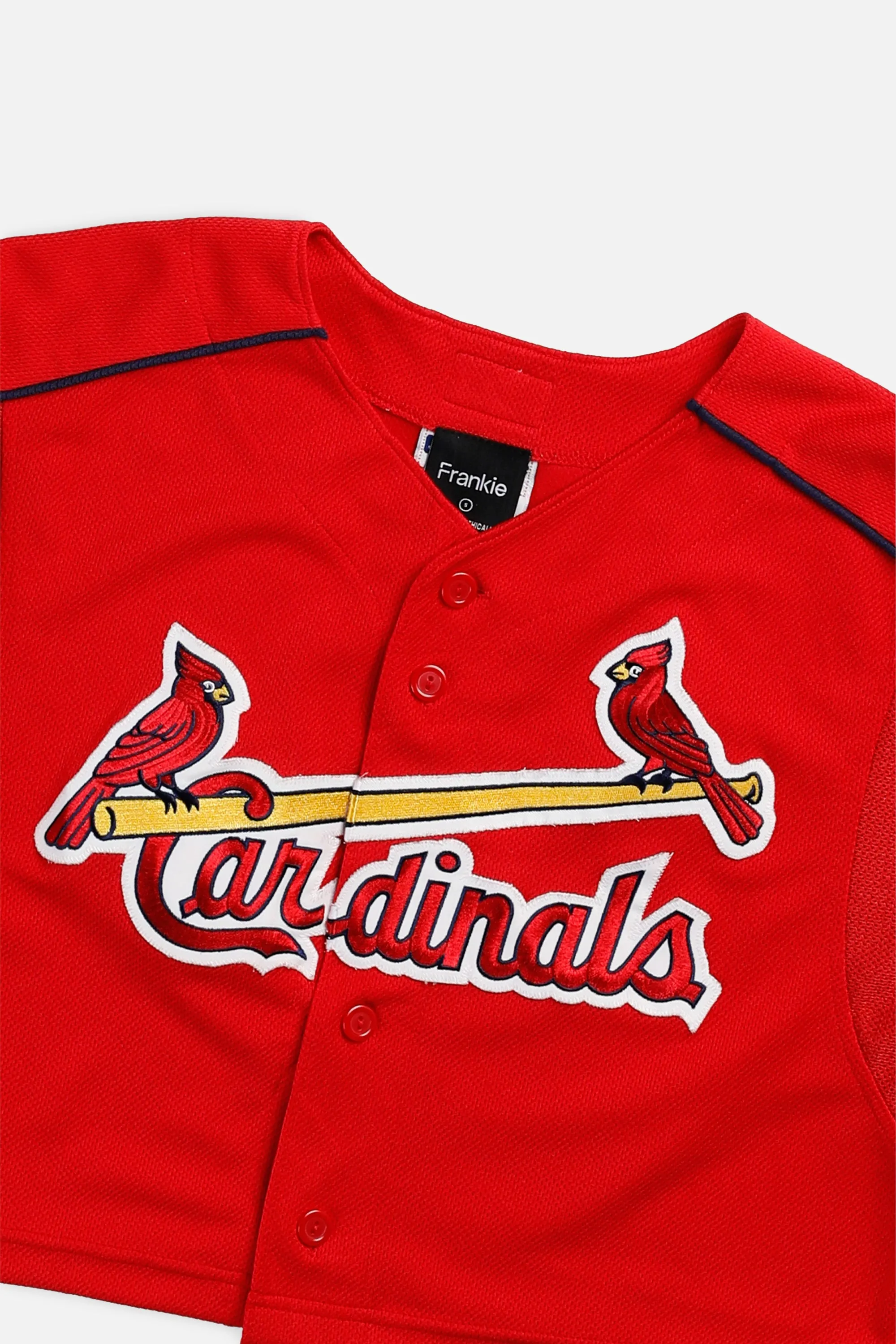 Rework Crop St. Louis Cardinals MLB Jersey - S Frankie