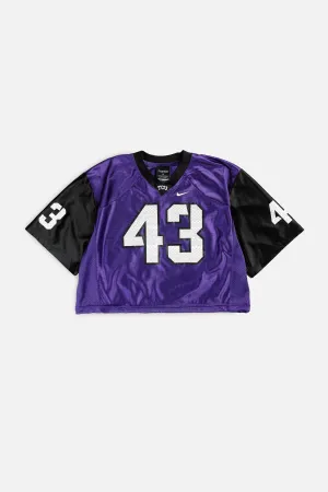 Rework Crop TCU Horned Frogs NCAA Jersey - M Frankie