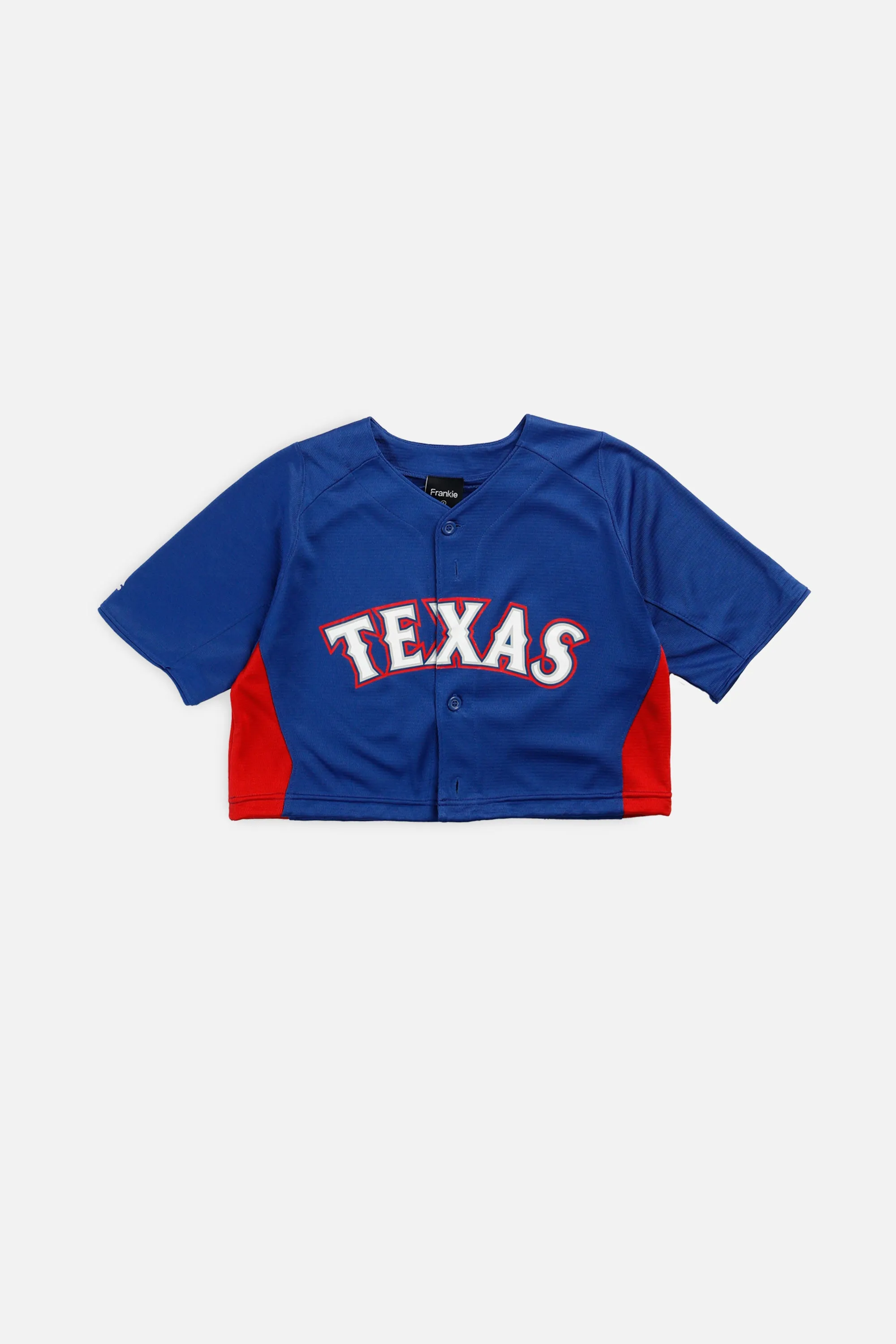 Rework Crop Texas Rangers MLB Jersey - S Frankie