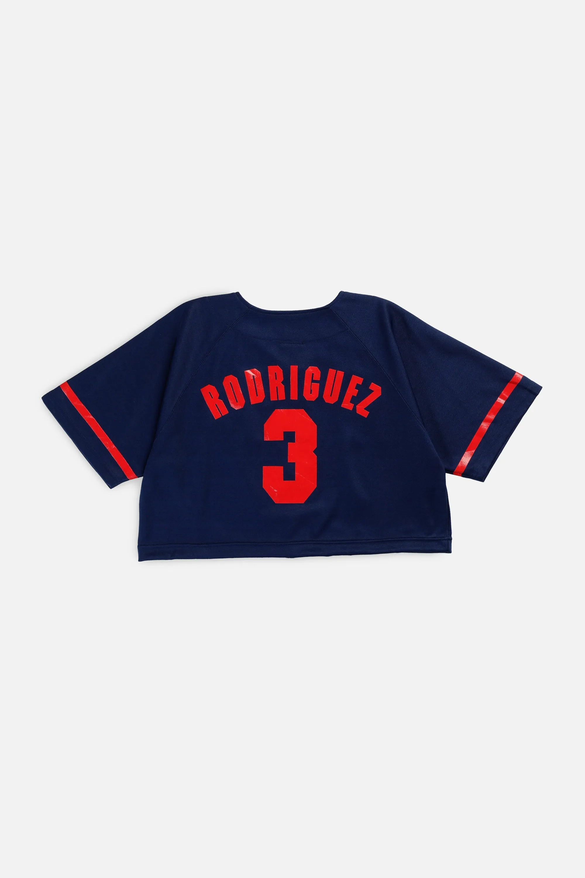 Rework Crop Texas Rangers MLB Jersey - S Frankie