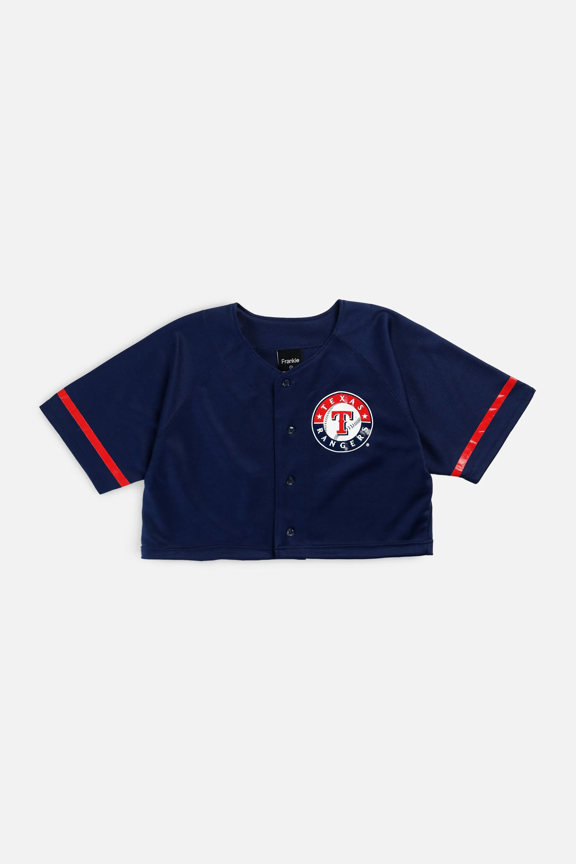Rework Crop Texas Rangers MLB Jersey - S Frankie